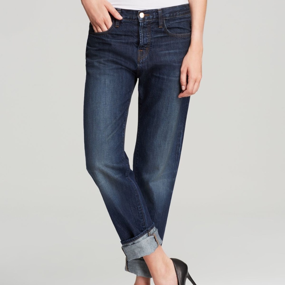 New J BRAND "Aidan" Slouchy Boy ankle Jean - Size 26